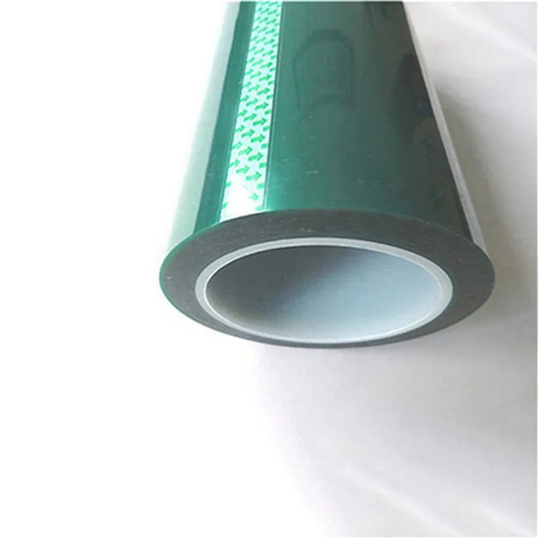 Glass Sandblasting Protection High Temperature Green PET Masking Tape Adhesive