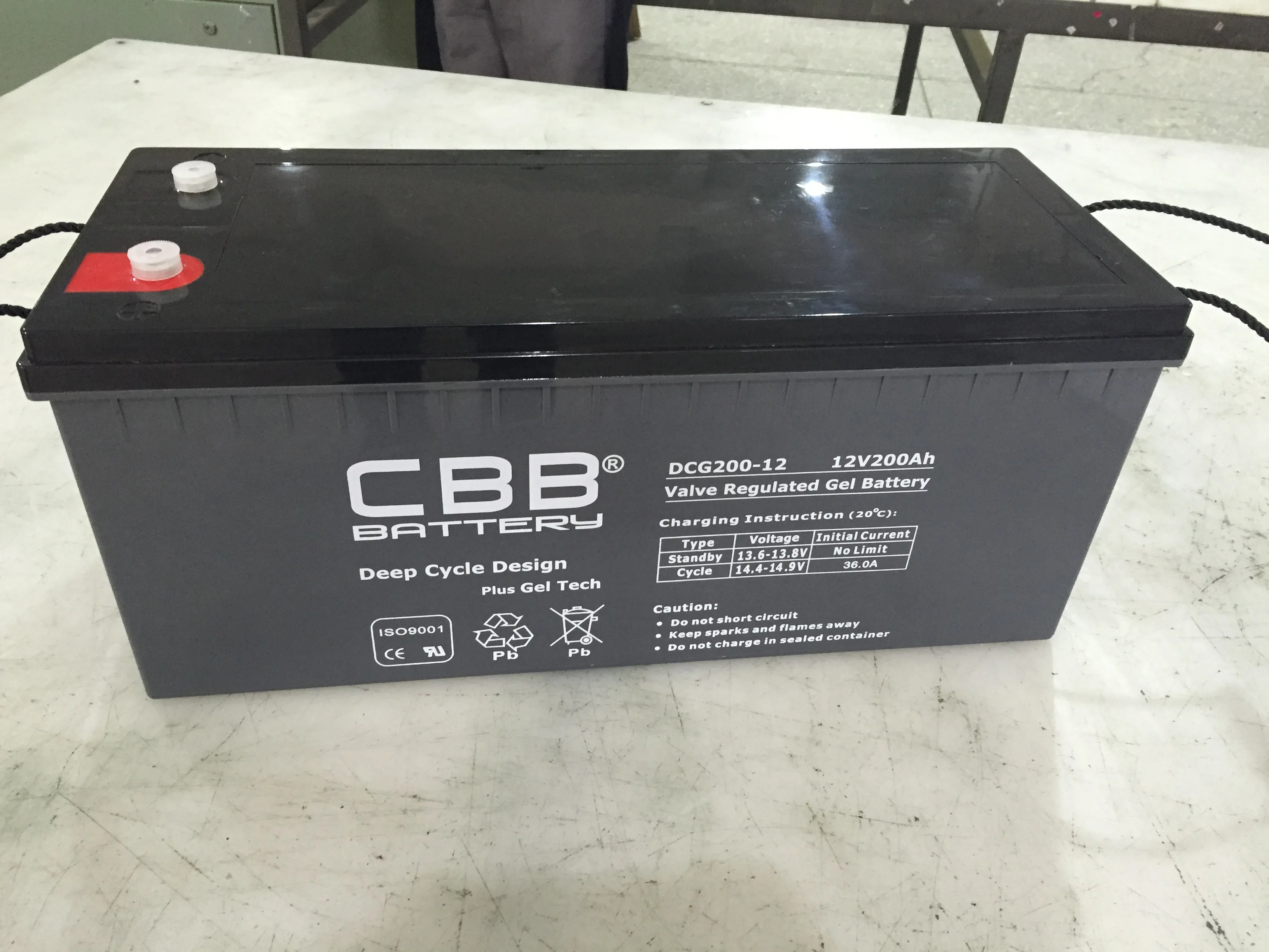 Competitive Price Dubai 12V 200Ah Deep Cycle Solar Gel Battery