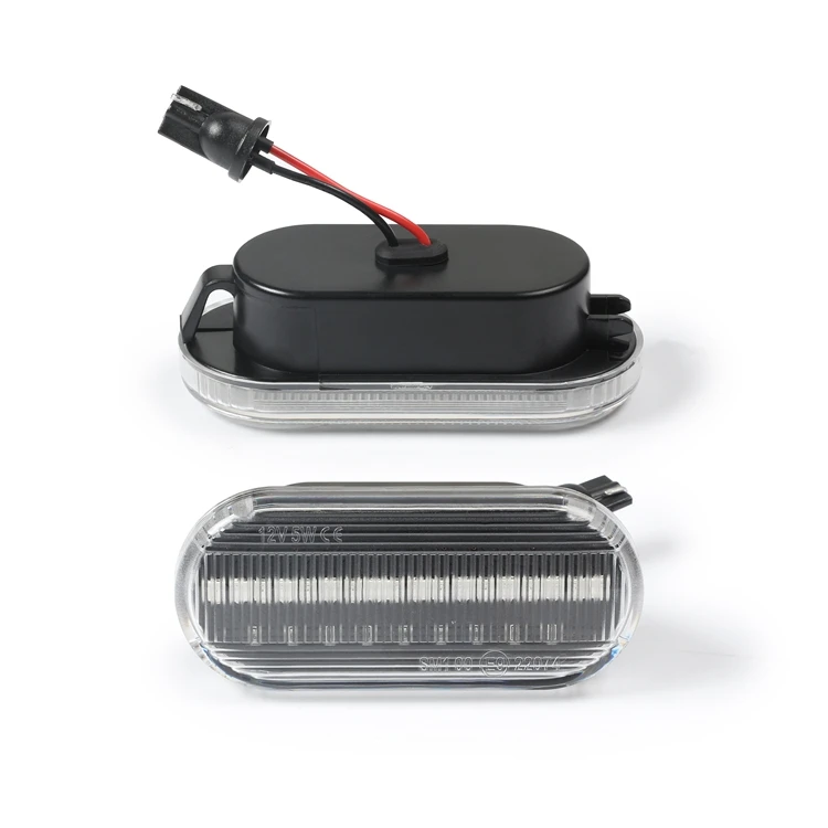 Clear Lens Dynamic Sequential LED Side Marker Indicator signal Light for SEAT Ibiza 6L Cordoba Toledo Leon 1M