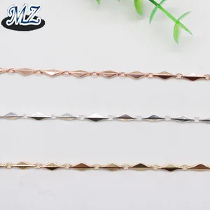 Handmade Fashion Jewelry Findings Gold Filled Metal Chain Gold Jewelry Head Chain Made From Brass