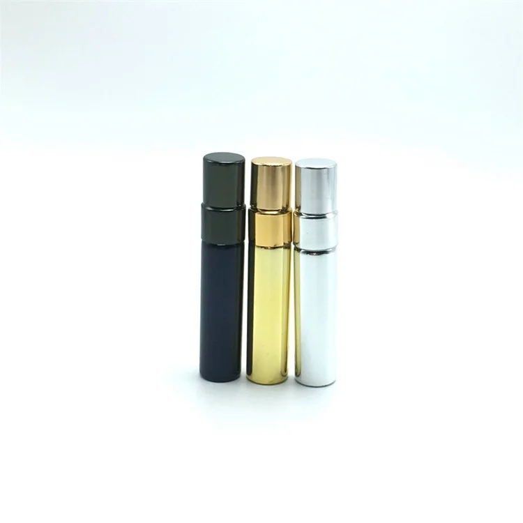 Mini Portable 5ml Glass Perfume Bottle Empty Refillable with Crown Cap Free Sample MOQ 100pcs