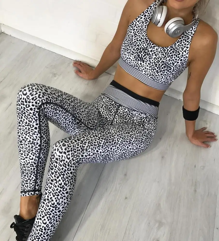 leopard workout set