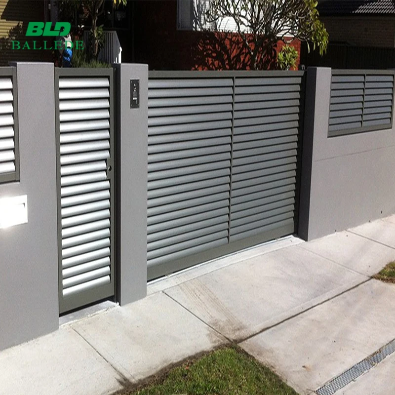 Garden Fixed Vertical or Horizontal Aluminum Automatic Gate