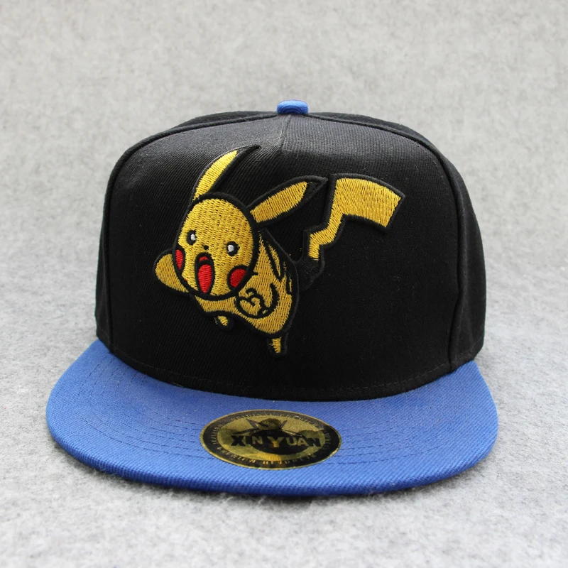 Cotton Navyblue Snapback Hats,Plain 