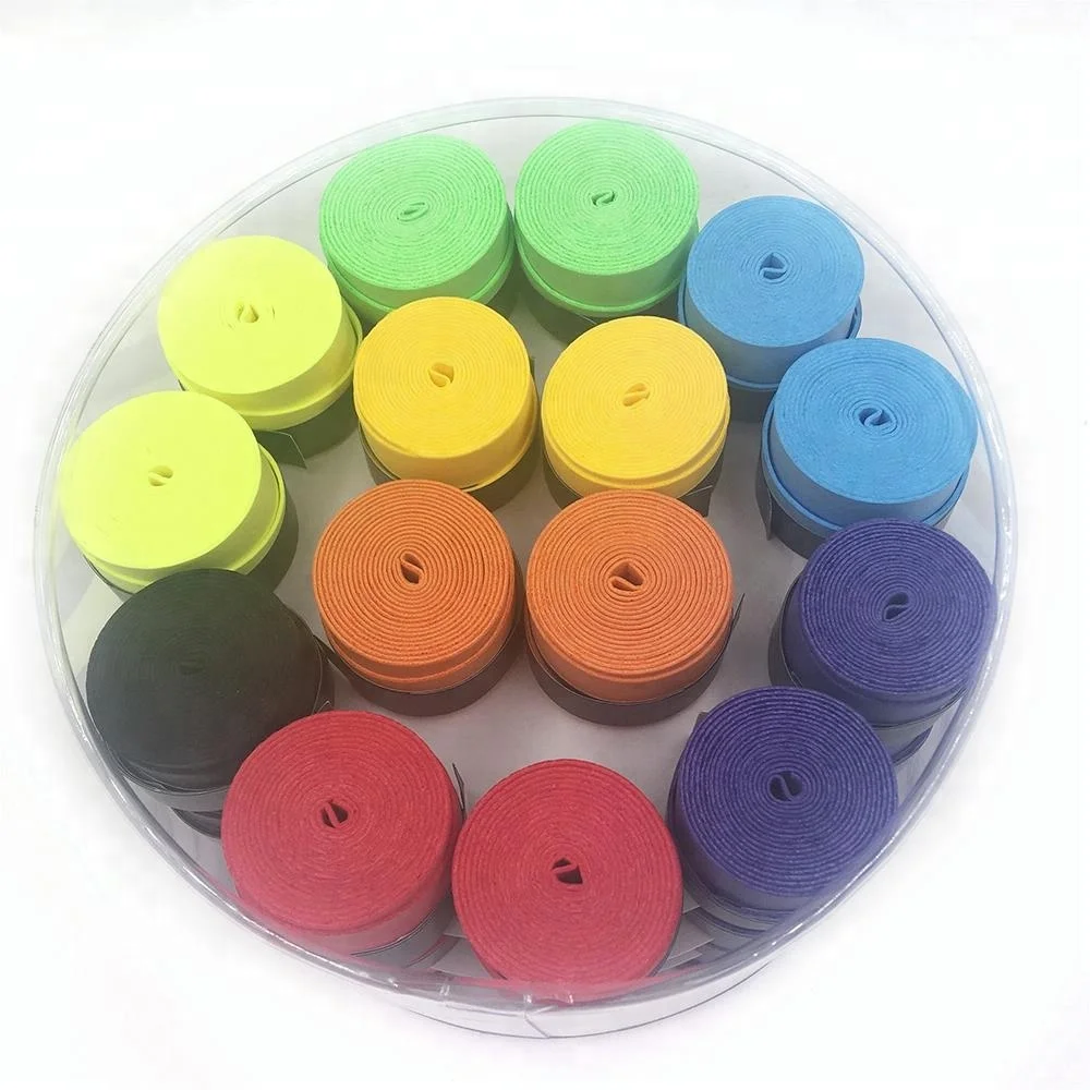 Распродажа мягкая клейкая ракетка для бадминтона из ПУ кожи