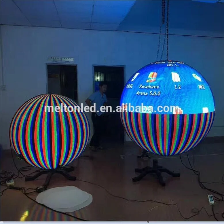 P3 Indoor Round Shape LED Display  LED Screen Ball  Hanging LED Sphere Display