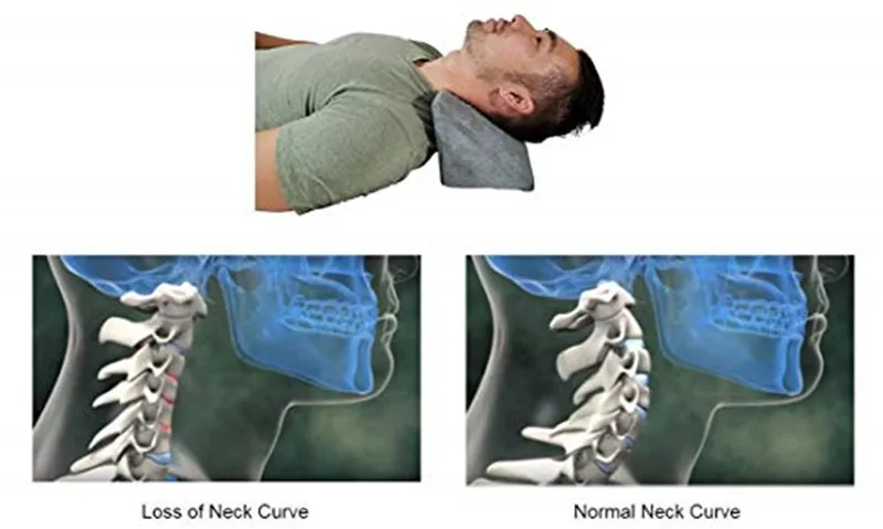 Military Neck Neck Curve Pillow Relieve Back Shoulder Pain With