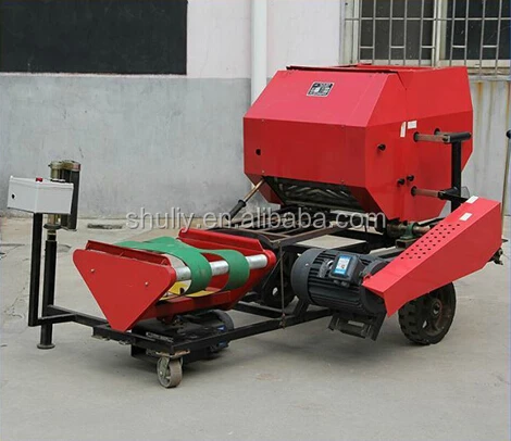 Mini Hay Straw Baler Compactor Press Machine Silage Packing Machine
