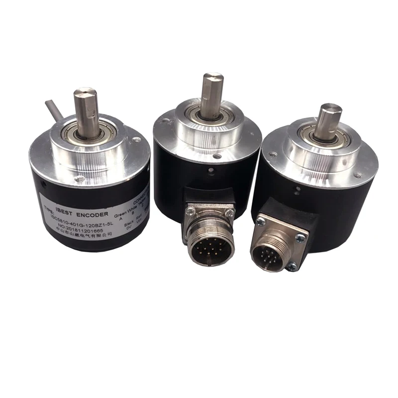 IBEST ISC3806 dc 5V 12V 24V 100 600 1000 2000 2500 ppr Pulse 5mm 6mm Solid Shaft Incremental Optical Rotary Encoder