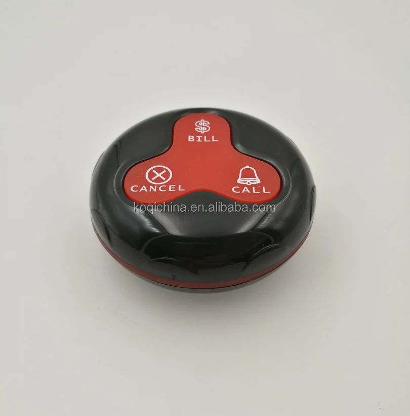 Wireless Hotel Restaurant Waiter Calling Button System