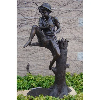 Statuette métal Homme Cerceau - Histoire de Fer