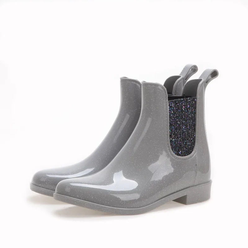 glitter rain boots womens