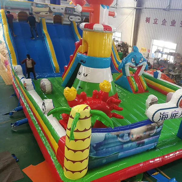 15X8m Octonauts Inflatable Castle Inflatable Bouncy with Slide 5 Years Warranty