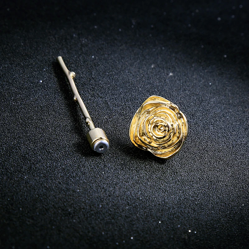 2024 женские серьги-гвоздики с золотым покрытием