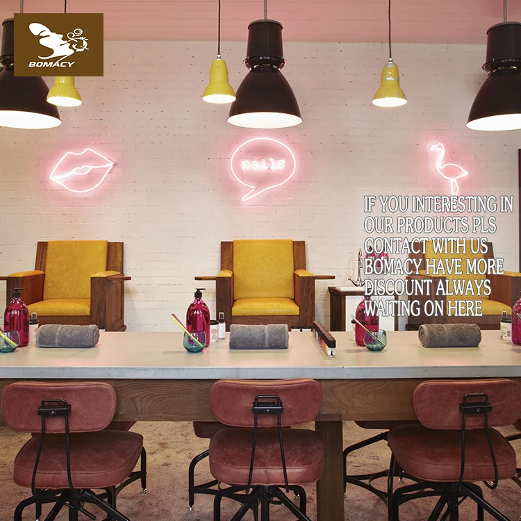 Bomacy Ultra Luxury Manicure Table Nail Salon Furniture for Sale Beauty Salon Furniture Light Luxury