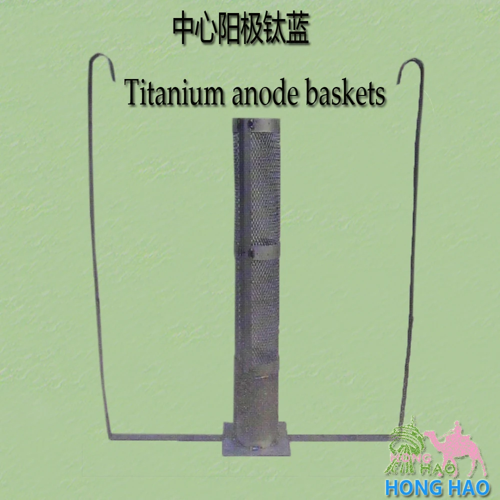 Supply titanium anodized titanium anode blue titanium connecting bags