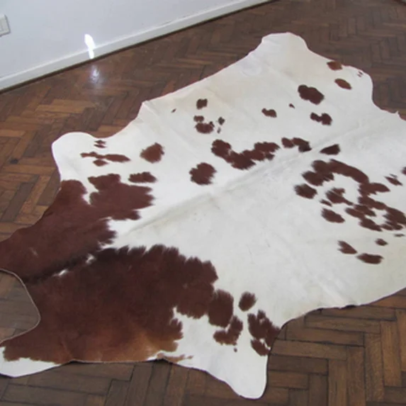 Details about   New Cowhide Leather Area Rug Cowhide Skin Carpet Leather Rug 19 sqft 