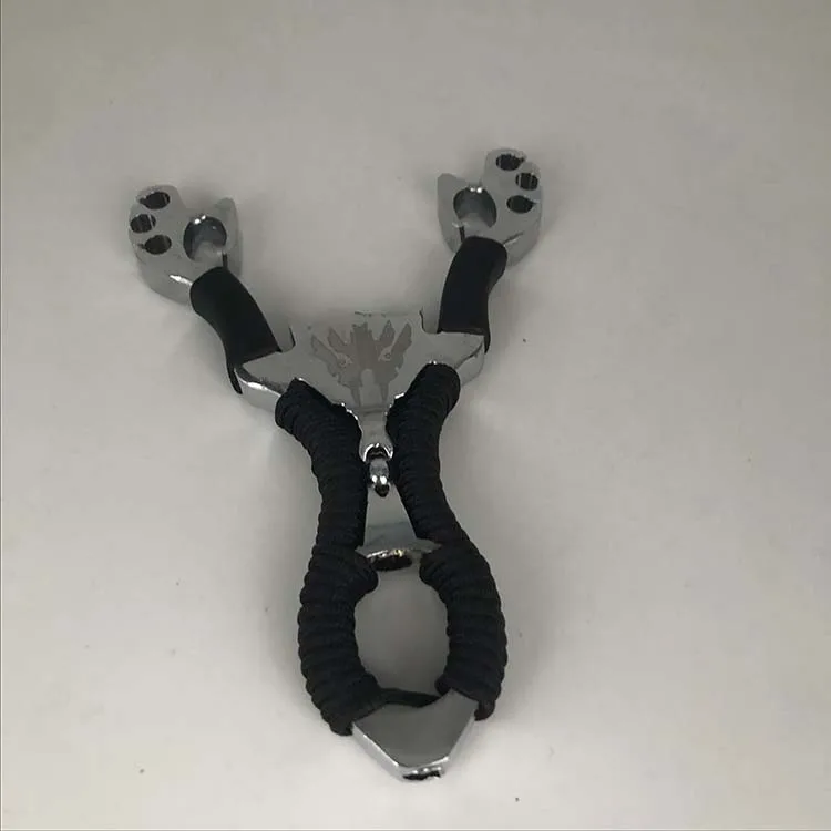 Мощная Рогатка из алюминиевого сплава, камуфляжная Рогатка с луком, катапульта, Рогатка для охоты на открытом воздухе