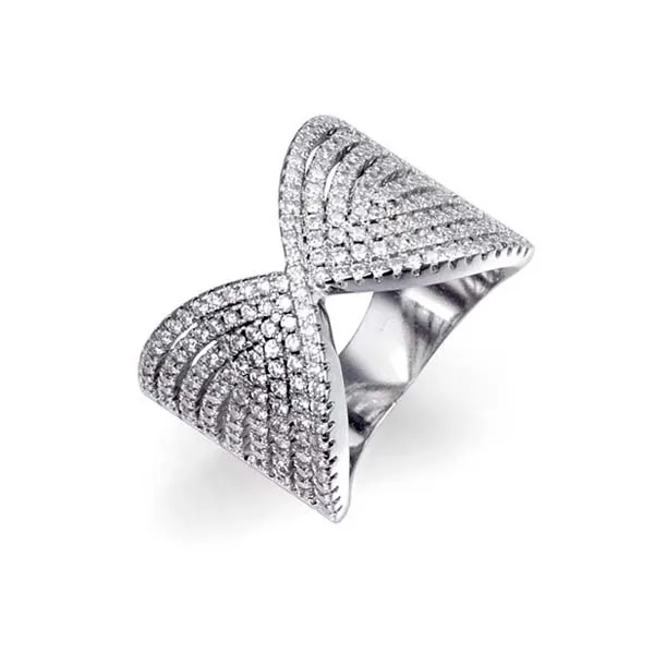 Newest Design Swan Three Finger Ring