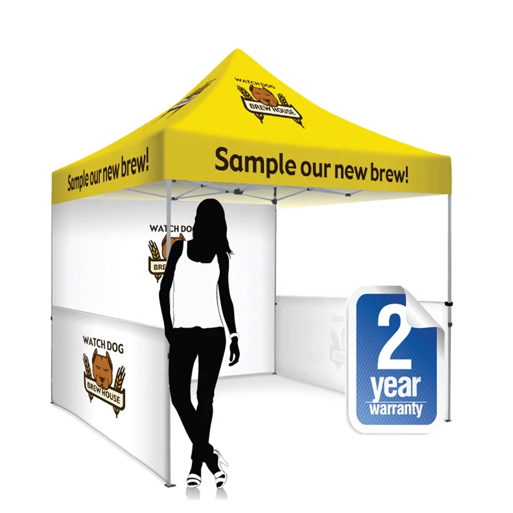 Custom Canopy Tent Pop up Canopy Tent Packages Aluminum Frame Trade Show Tent With Custom Printing