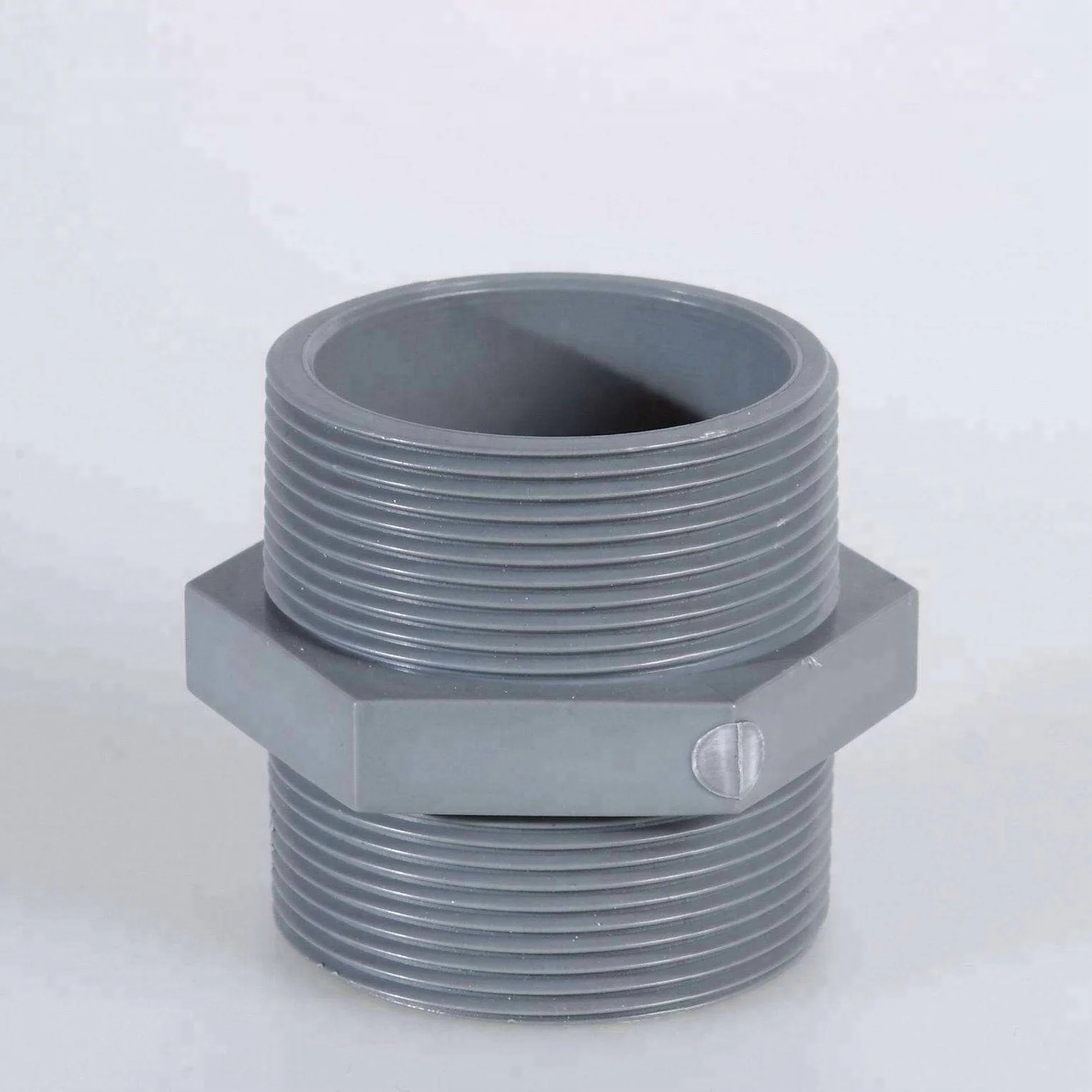 Pvc Pipe Fittings 1 2 3 4 Full Plastic Two Way Male Threaded Connector Buy Pvc Male Adapter Pvc Fittings 63mm Product On Alibaba Com