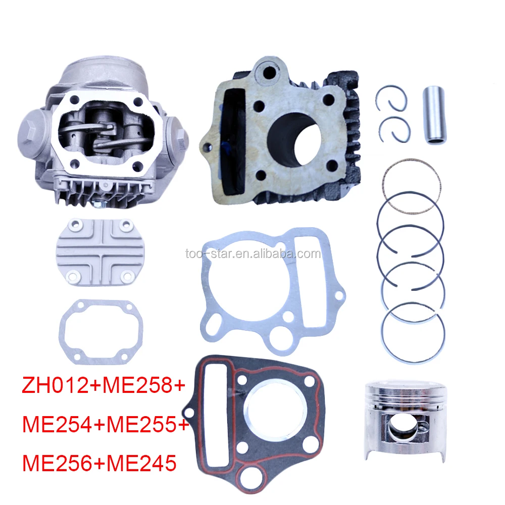 Bore Cylinder Head Piston Engine Rebuild Kit For Honda CRF50F/XR50R/Z50R 