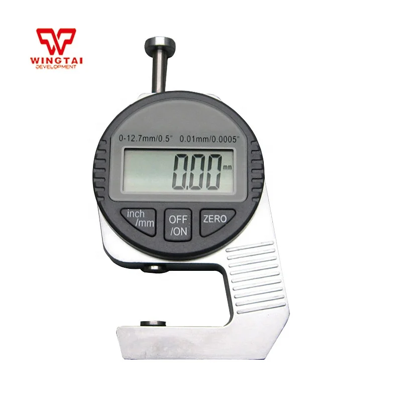 Portable Thickness Gauge 0-12.7mm Thickness Tester Thickness Gauge Caliper Meter 