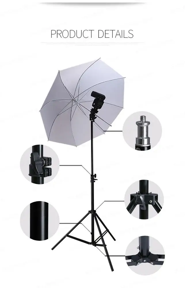 2M(79in) Light Stand Tripod With 1/4 Screw Head For Photography Studio Softbox Video Flash Umbrellas Reflector Lighting Photo