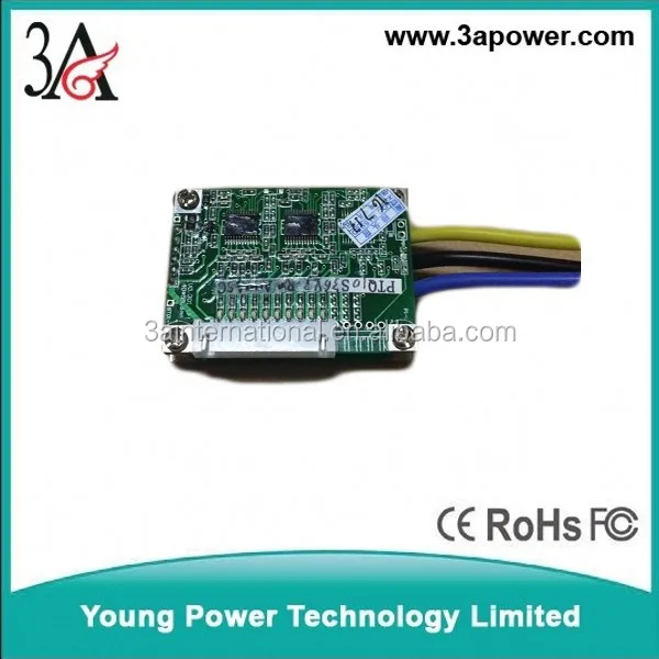 smallest size 10s 36v 10A bms lithium li ion battery packs bms pcm pcb ebike battery bms with balanced light