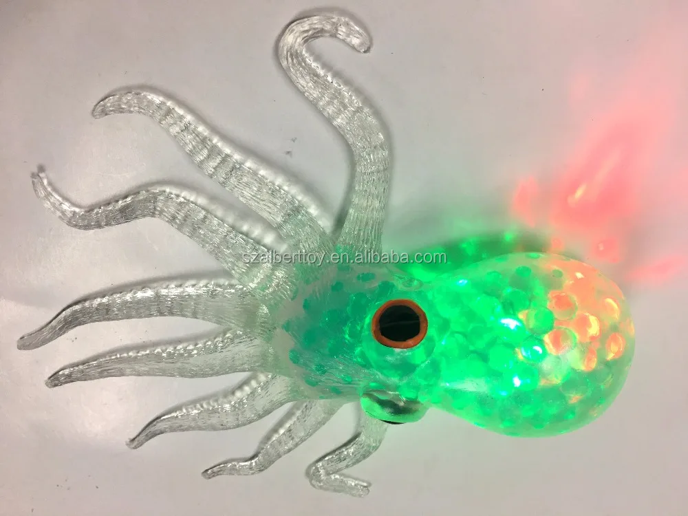 Sea Life Flashing Animals Sticky Octopus Toy