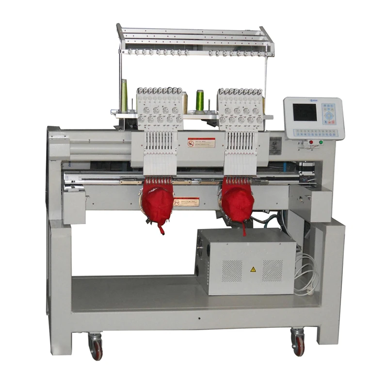 Made in China Industrial Sewing Machine 2 Head Embroidery Machine