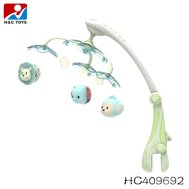 Высококачественный подвесной музыкальный мобиль для детской кроватки с проектором HC428012