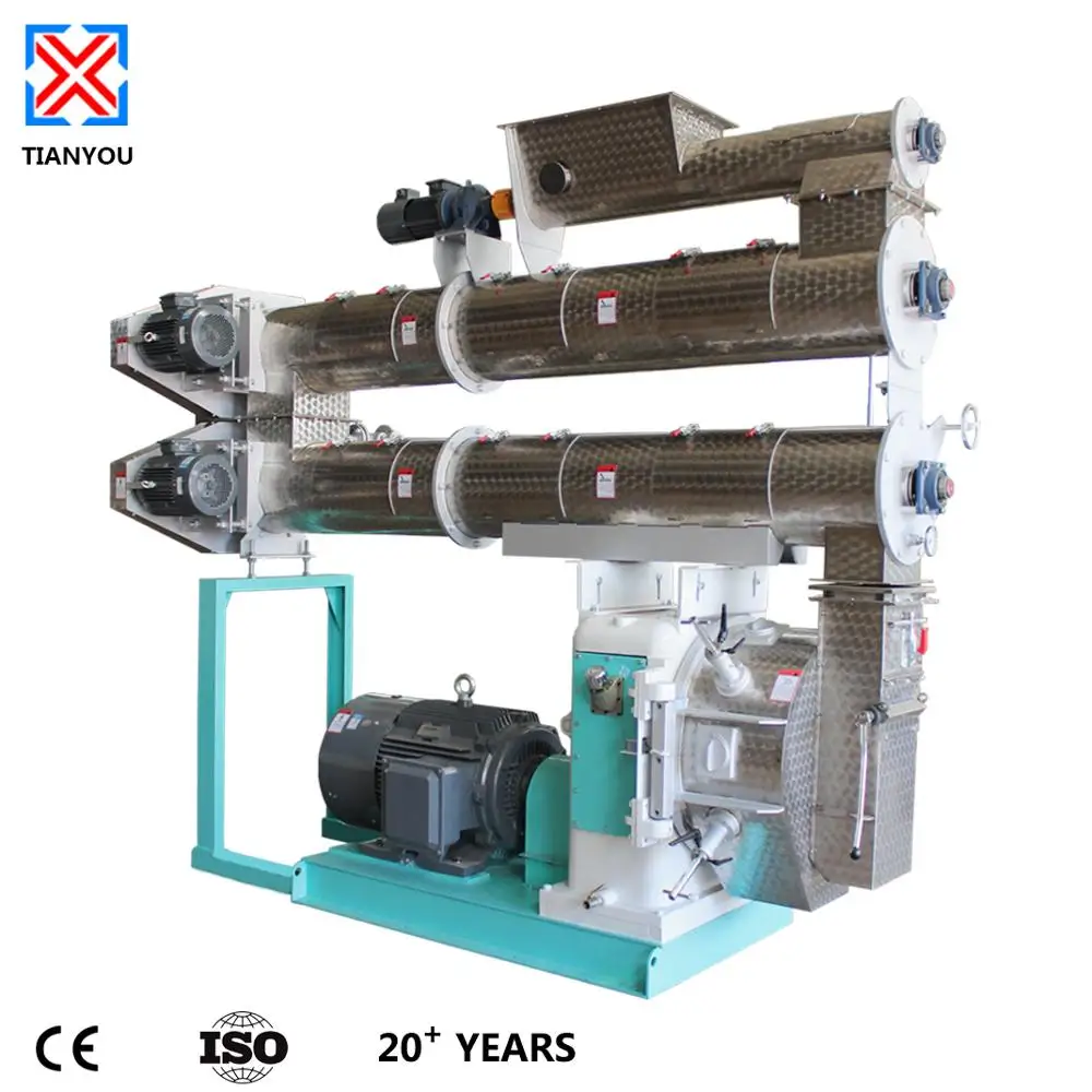 1 Ton Per Hour Capacity Poultry Feed Pellet Mill Machine