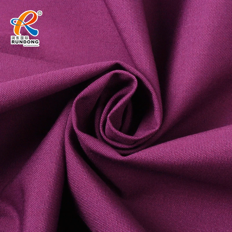 Поли-хлопок, однотонный окрашенный поплин, запас ткани, Текстиль tc 65 35 для униформы, спецодежда