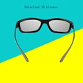 Top quality Black Frame Universal 3D Plastic glasses not flash type polarized 3D glasses 3D cinema