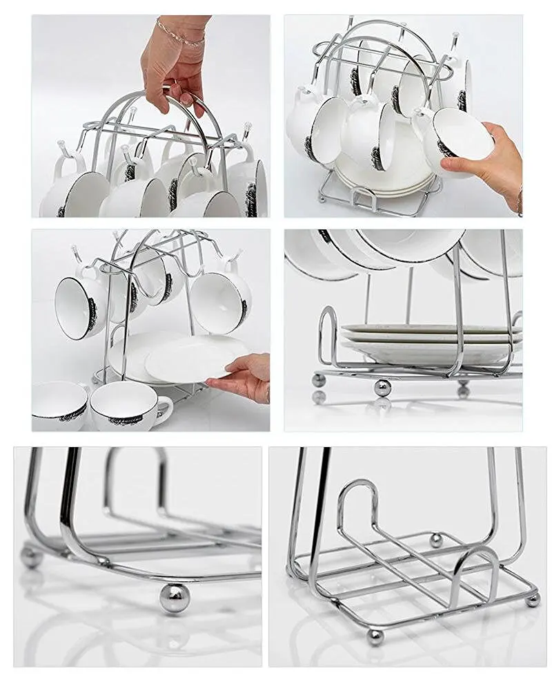 Alibaba.com: Metal Wire Rack for Espresso & Tea Set Display Stand ...