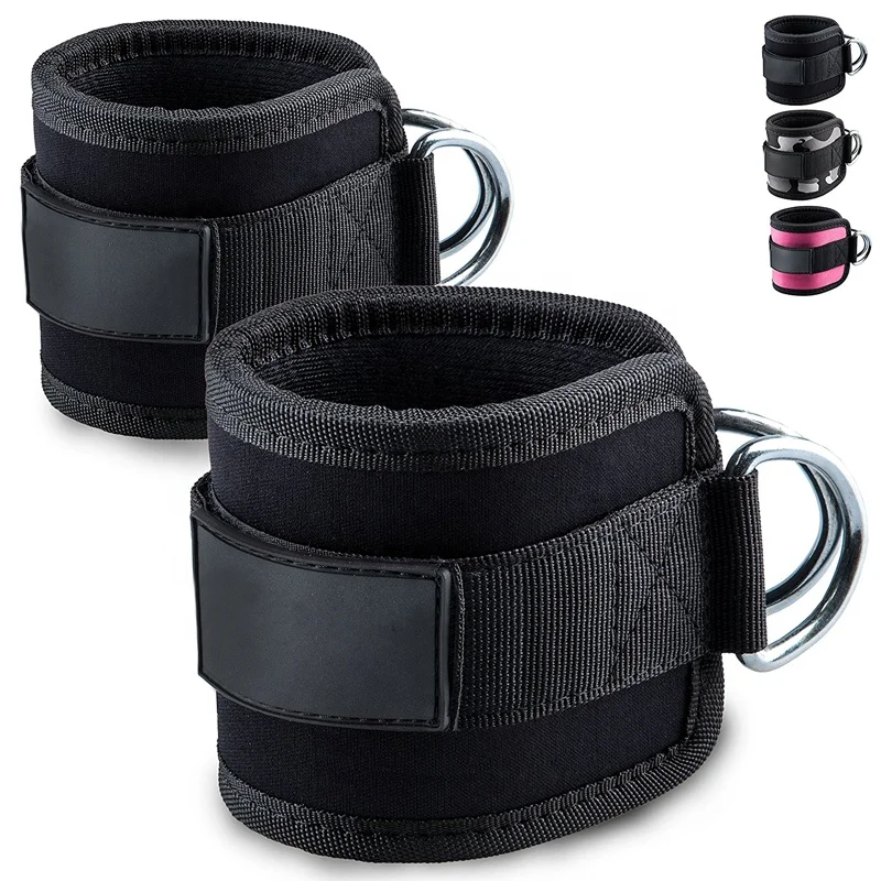 
Фитнес неопреновый мягкий ремешок на лодыжку манжета на запястье с D-образным кольцом 