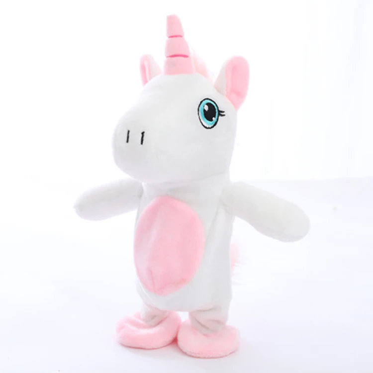 walking and talking unicorn toy