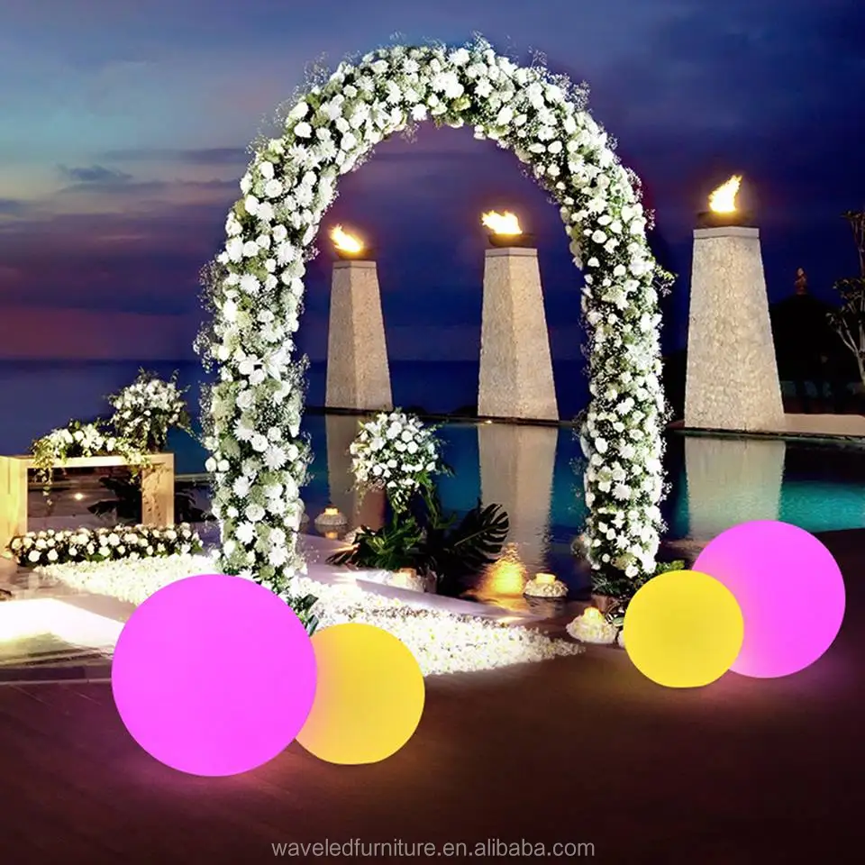 Горячие украшения свет мяч водонепроницаемый пласветодио дный вающий светодиодный плавательный бассейн