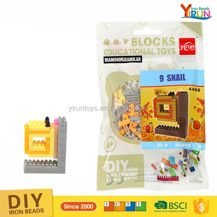 Детские игрушки 3D Пазлы мини цифра кирпич шт Nano Building Block