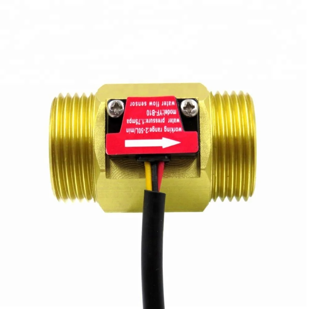 YF-B10 SEA WATER FLOW METER 1 INCH BSP THREAD BRASS MATERIAL 2-50L/min FLOW RANGE