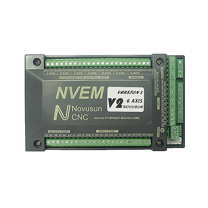 Nvem Cnc 6軸mach3コントローラethernet Mach3 Control Cardインタフェースボード Buy 6 軸コントローラ Mach3 インタフェースボード Cnc コントローラ Product On Alibaba Com