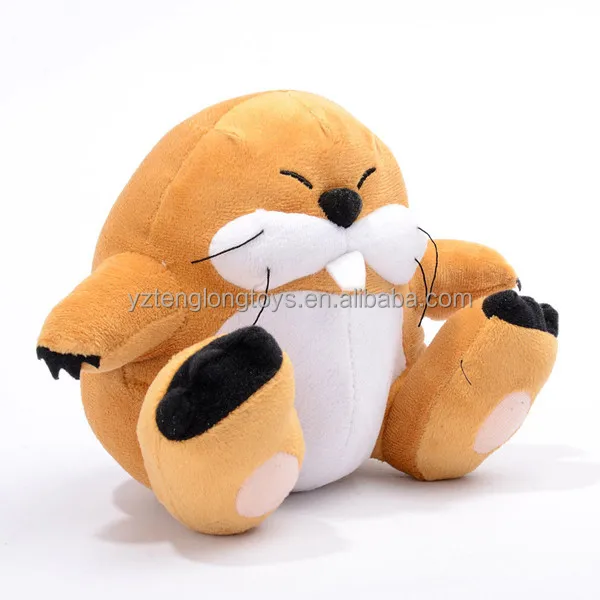 stuffed groundhog dog toy