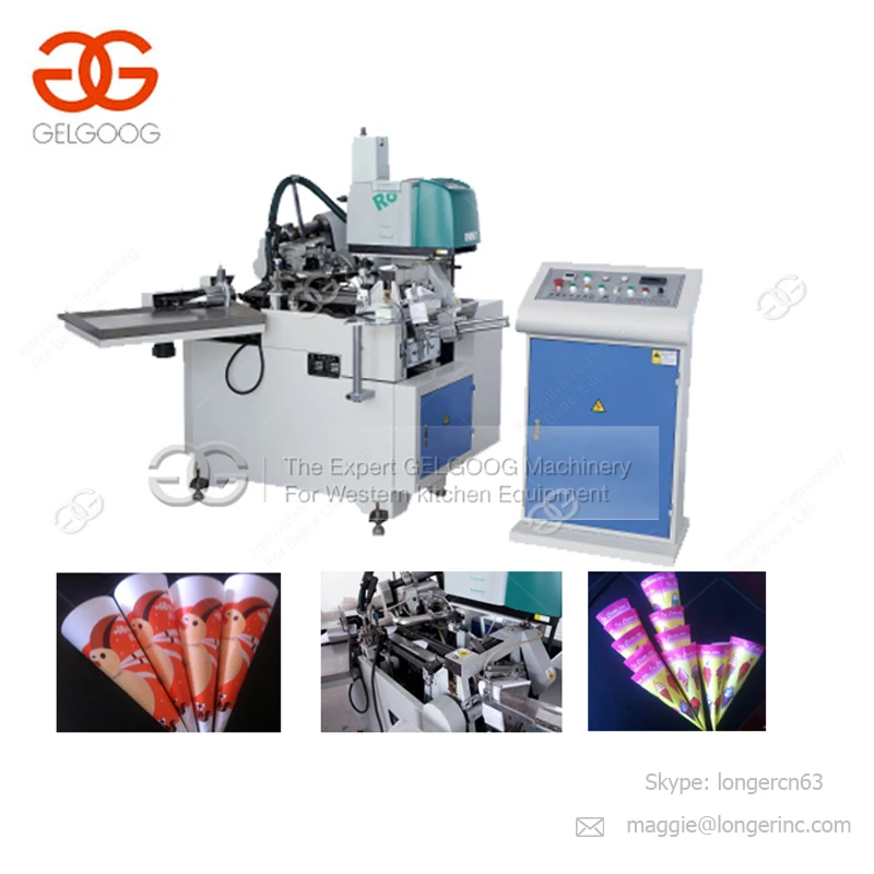 Automatic Ice Cream Paper Cone Sleeve Forming Machine Paper Cone Making Machine Paper Cone Machine for Textile