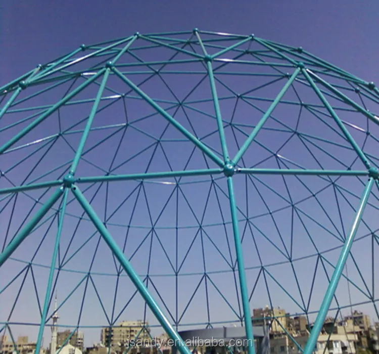 Steel Space Frame Dome Roof Steel Structural Arch Roofing
