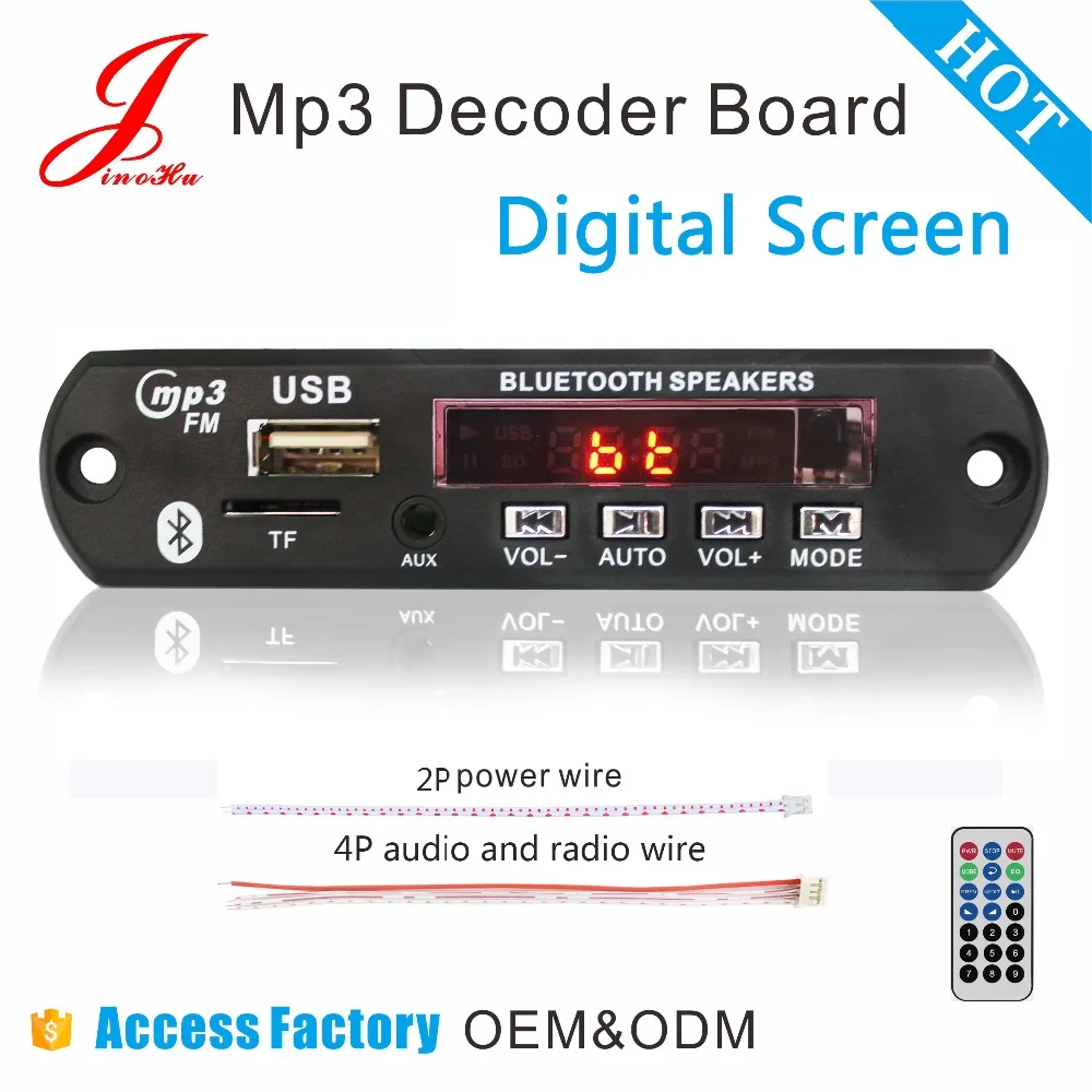 Лидер продаж FM MP3 плеер Bluetooth модуль с динамик