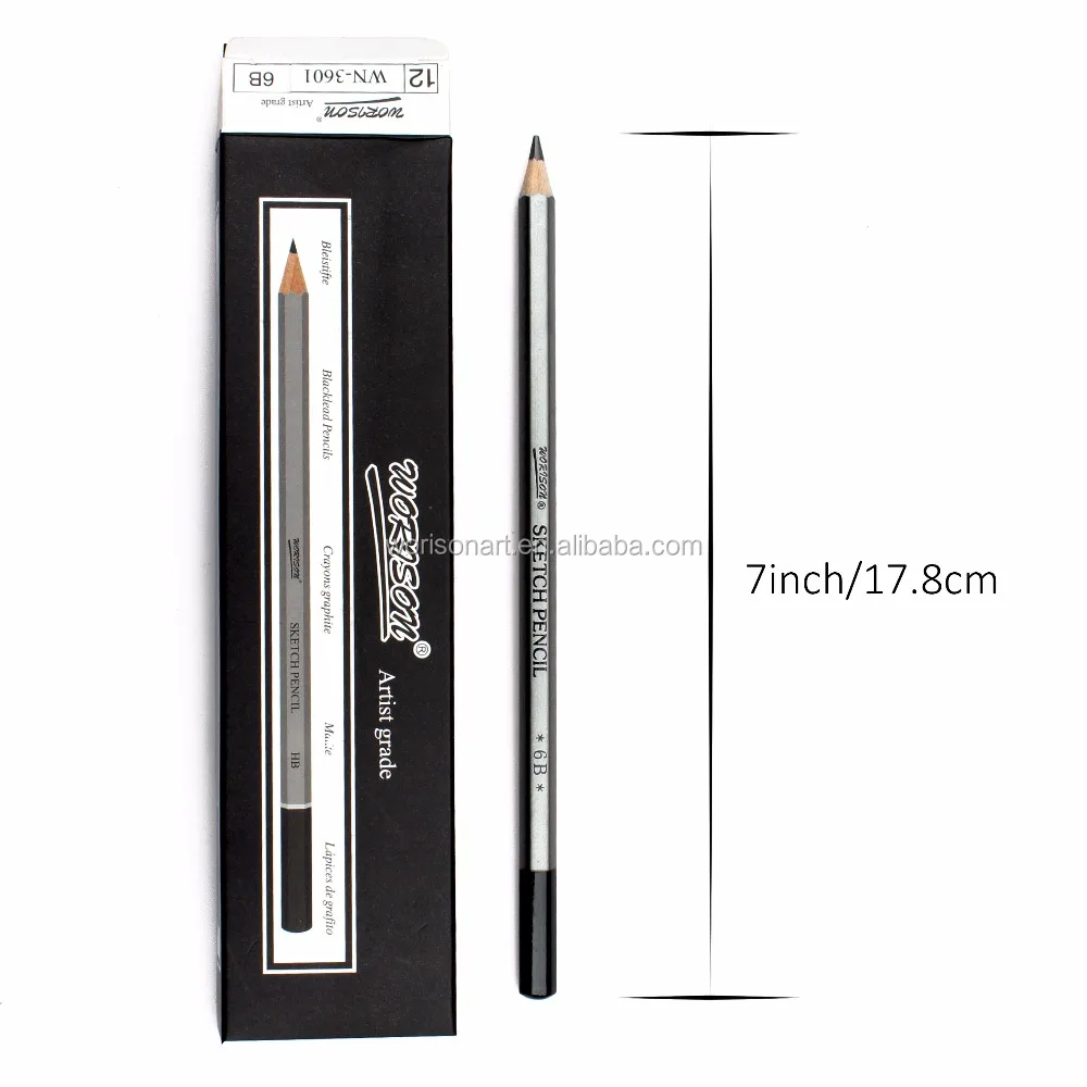 12pcs Professional sketch drawing art pencil set (sizes 8B to 2H) – Karachi  Stationers