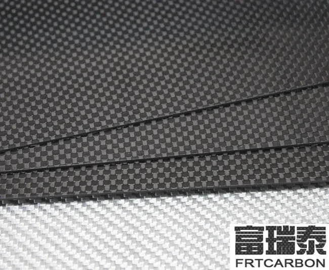 Durable 400*500mm 100/% Carbon Fiber Plate Panel Sheet 3K Plain Weave Glossy UK