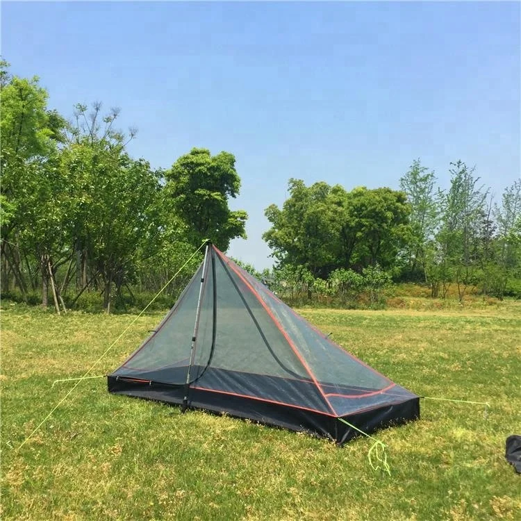 CZX-271 Single Camping Bed Mosquito Net Canopy Hot Selling Lightweight Pyramid Tent with Tent Pegs for Summer Seasons