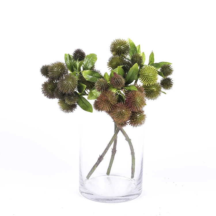 Chestnut Ball Small Twigs 3 Colors Artificial Chestnut Pick